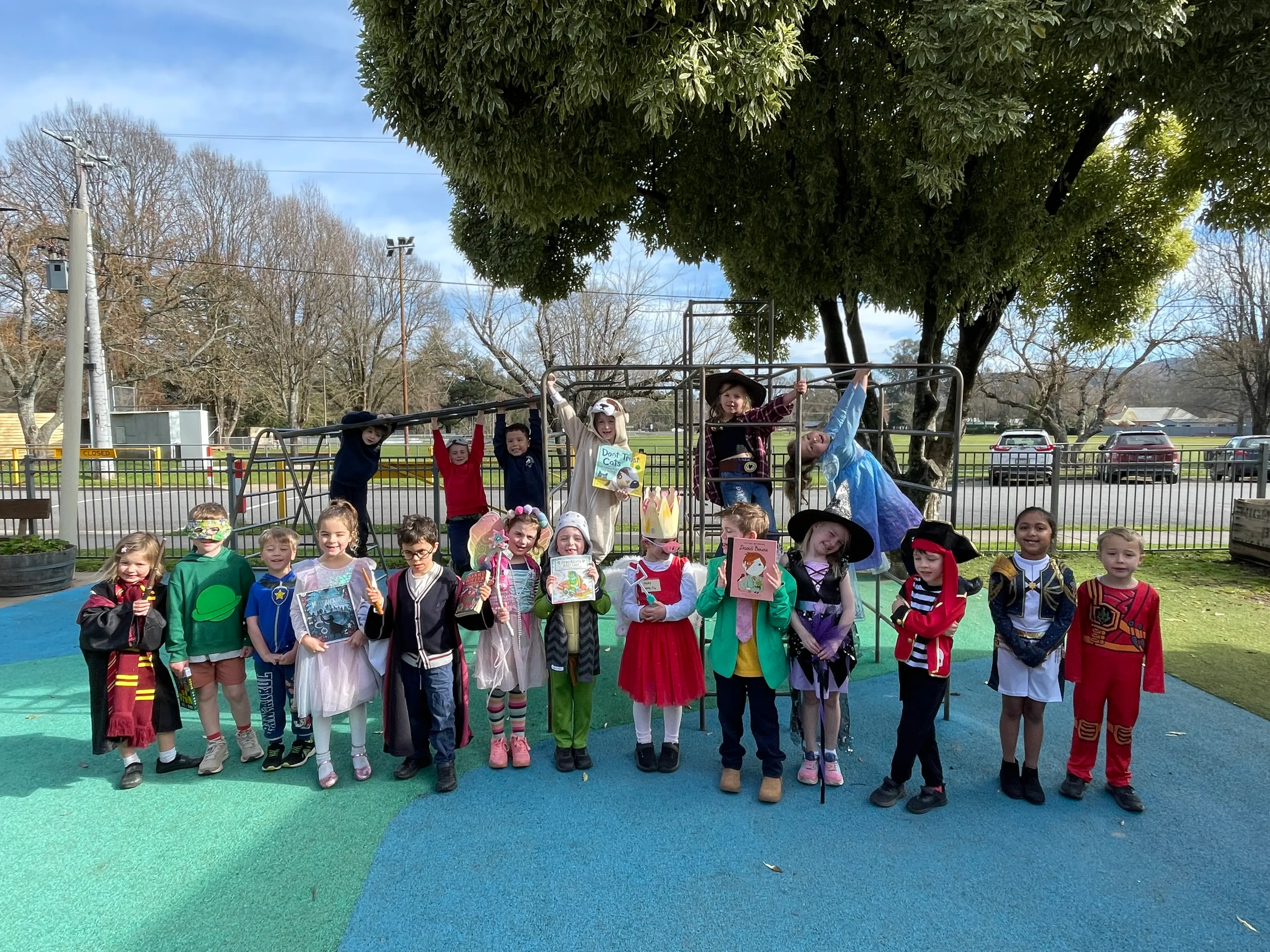 Porepunkah pupils put on a colourful character parade for this year's Book Week