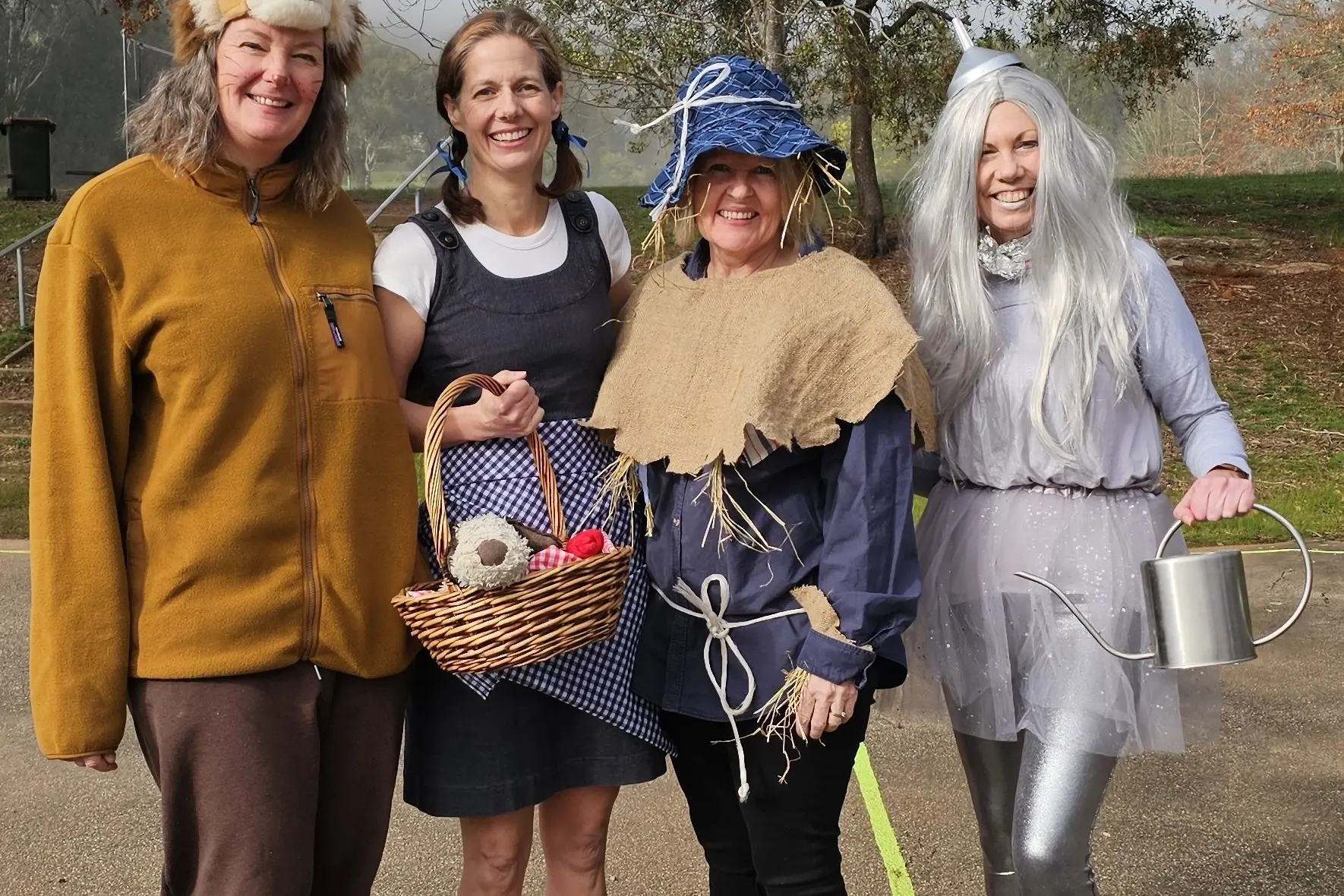 <p>PAGE-TURNING TRANSFORMATION: Bright P-12 College staff (from left) Lisa Flew, Pip Vietz, Gaye Dalbosco and Sally Cocks went all the way to Oz and back for this year\\'s Book Week fashions. PHOTOS: Bright P-12 College</p>\\n