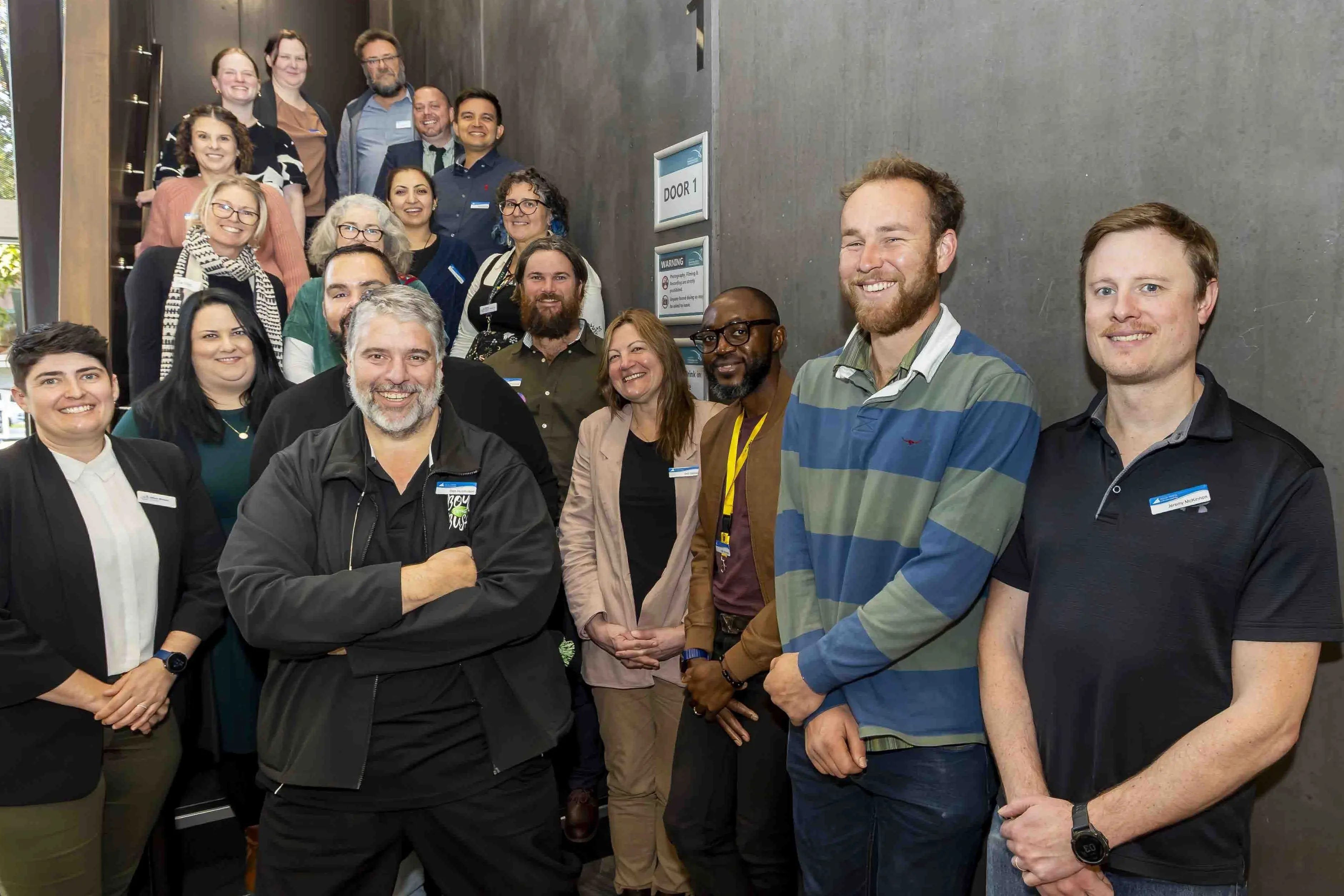 <p>LEARNING WITH AND FROM EACH OTHER: The current AVCLP cohort at a program day.</p>\\n