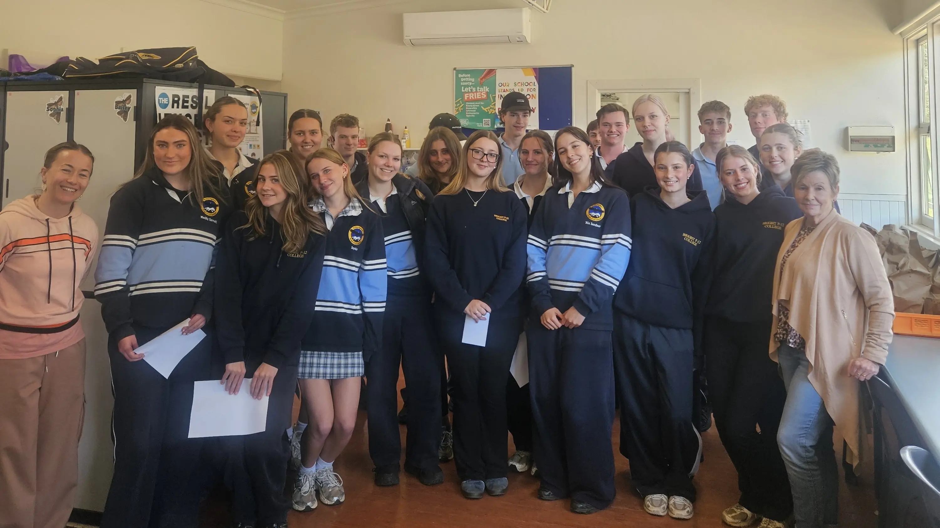 Lions lay out lunch for local high schoolers