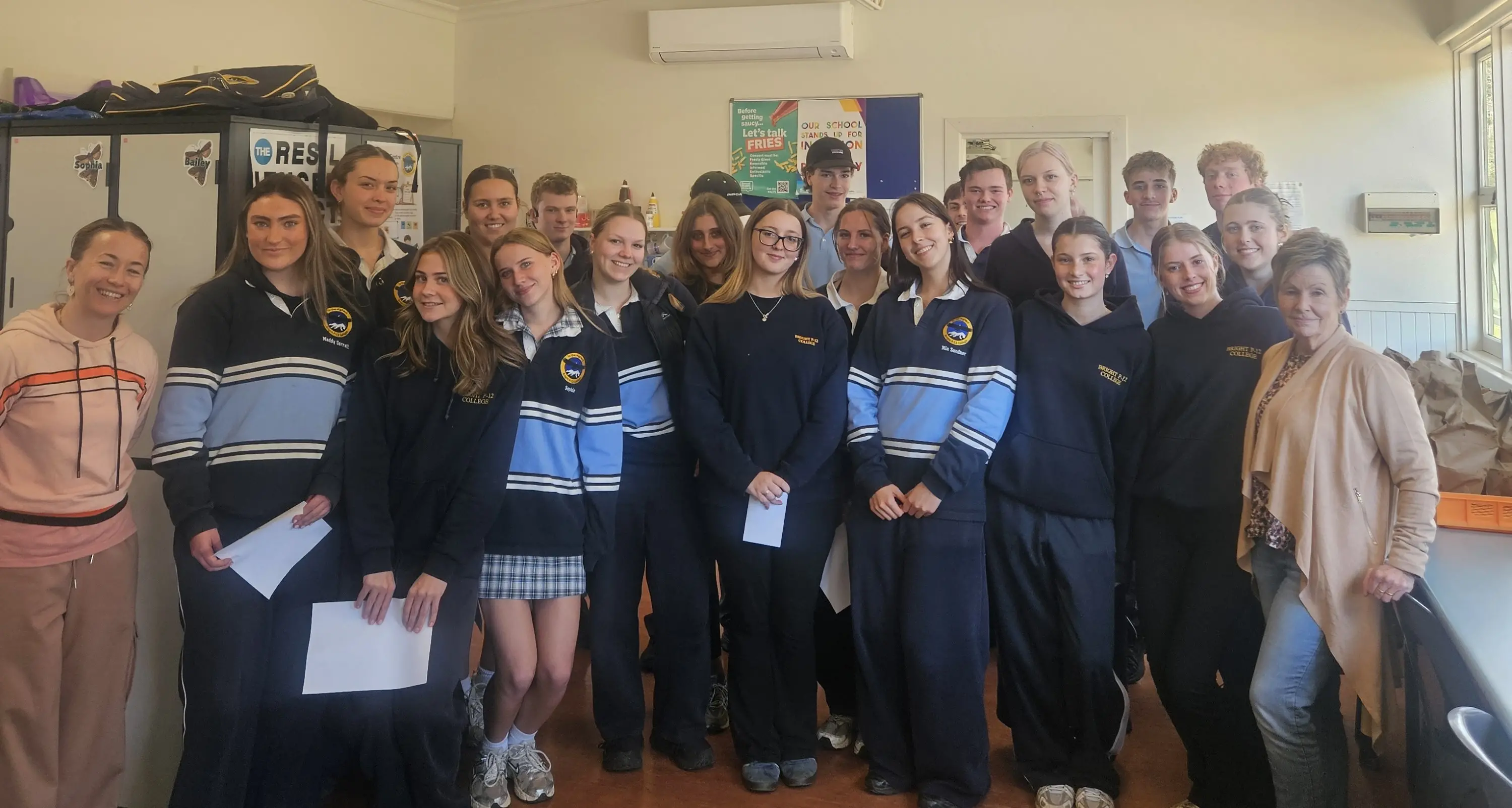 Lions lay out lunch for local high schoolers