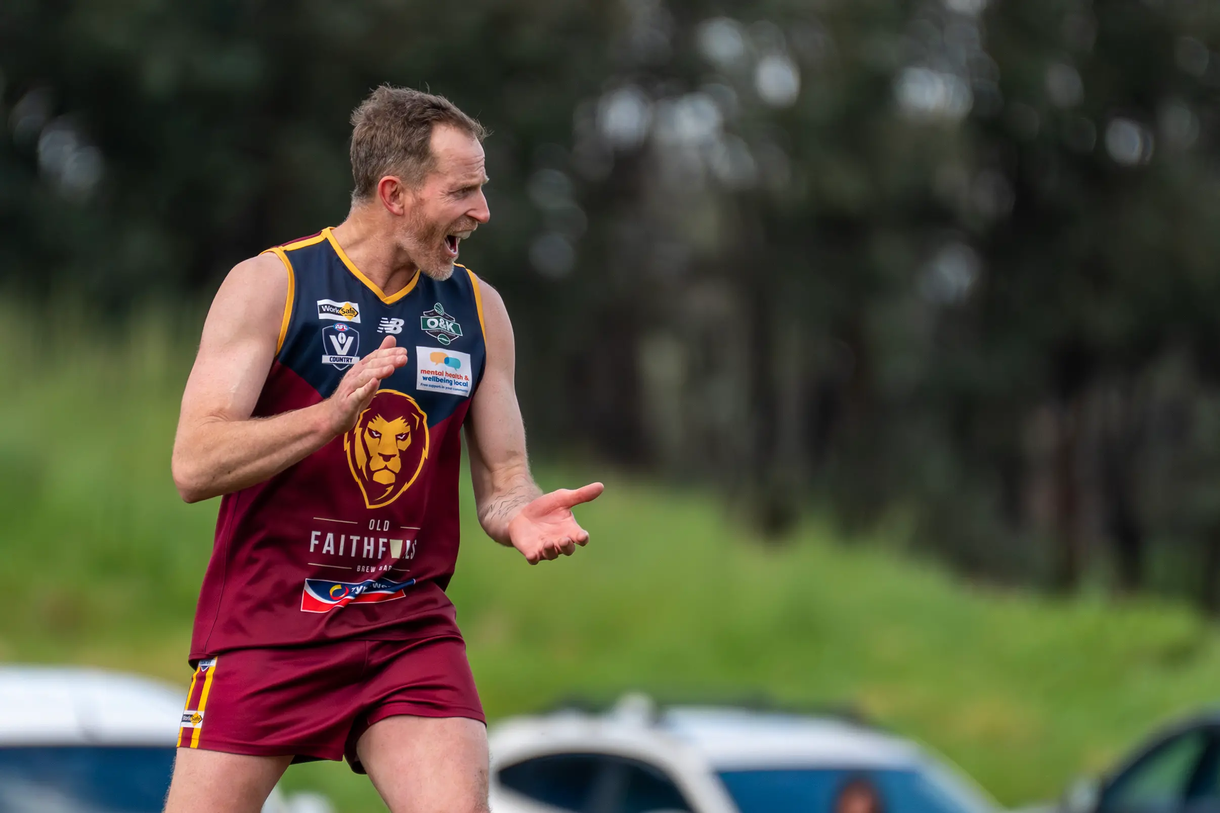<p>TO BREAK A DROUGHT: Michael Newton will look to lead his Lions to their first senior flag in 19 years when they take on Bright this weekend. PHOTO: Melissa Beattie</p>\\n
