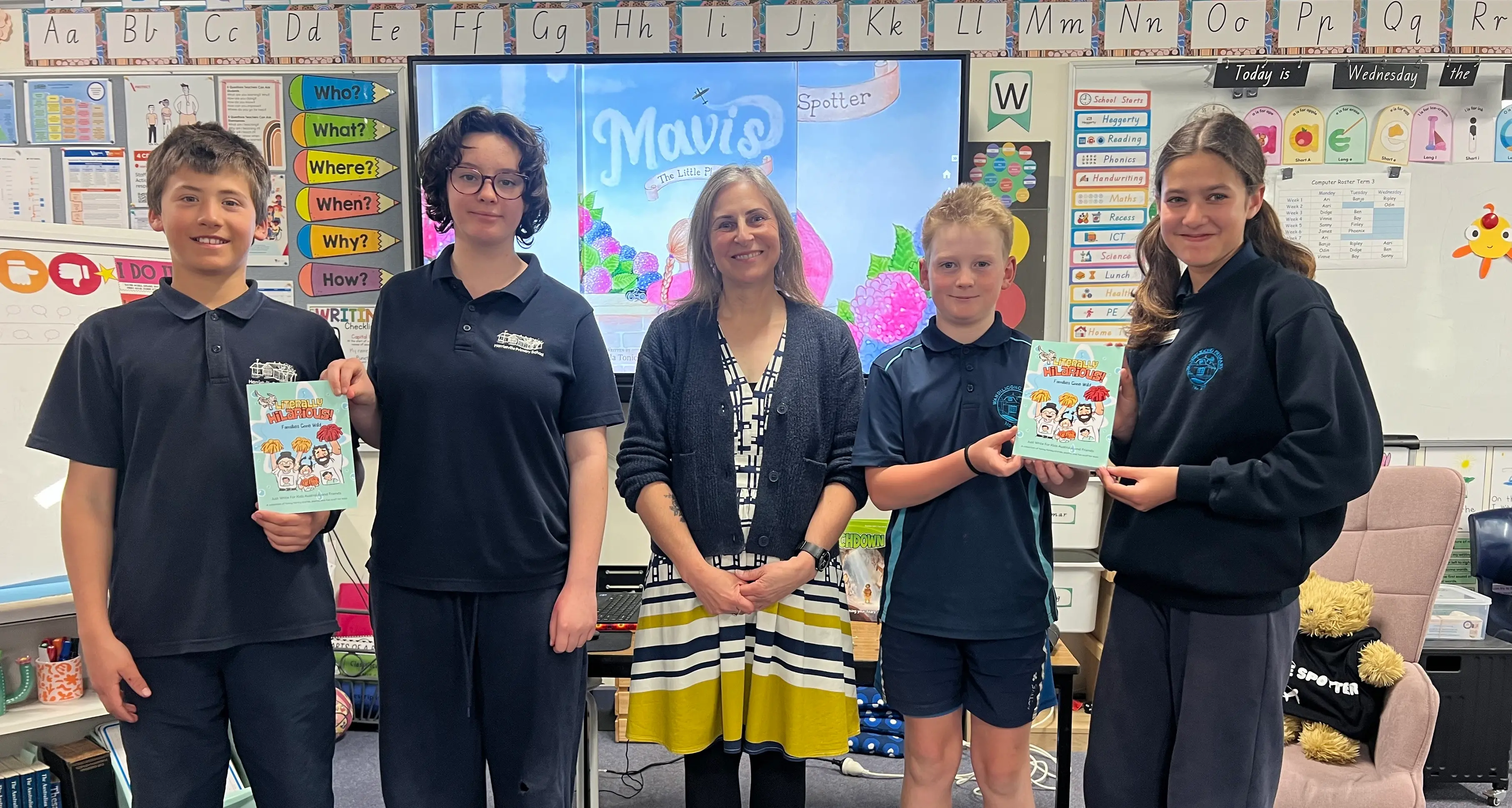 Mount Beauty author shares stories with Harrietville, Wandiligong students