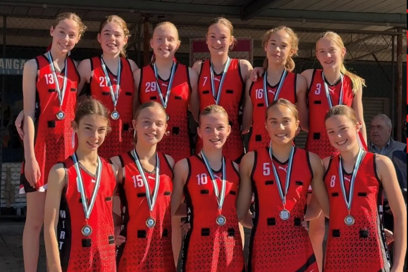 <p>WELL DONE: The Saints Black development team (back from left) Niahm McManus, Violet McKeone, Imogen Mroz, Harriet Earl, Zoe Petricevich, Lila Murray, (front from left) Lexi Piazza, Charlotte Koers, Mackenzy Reynolds, Zoe Petricevich and Ella Way.</p>\\n