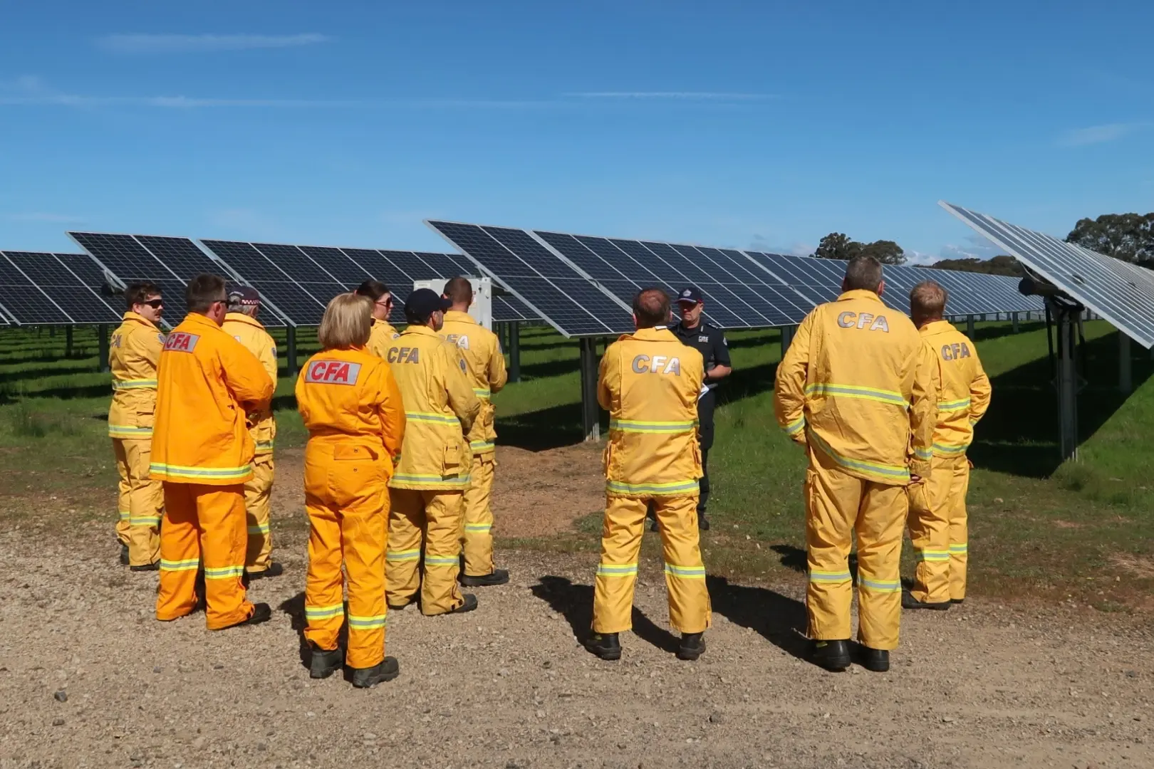 <p>WORKING TOGETHER: CFA have encouraged the community to make submissions on their updated fire safety guidelines for renewable energy facilities.</p>\\n