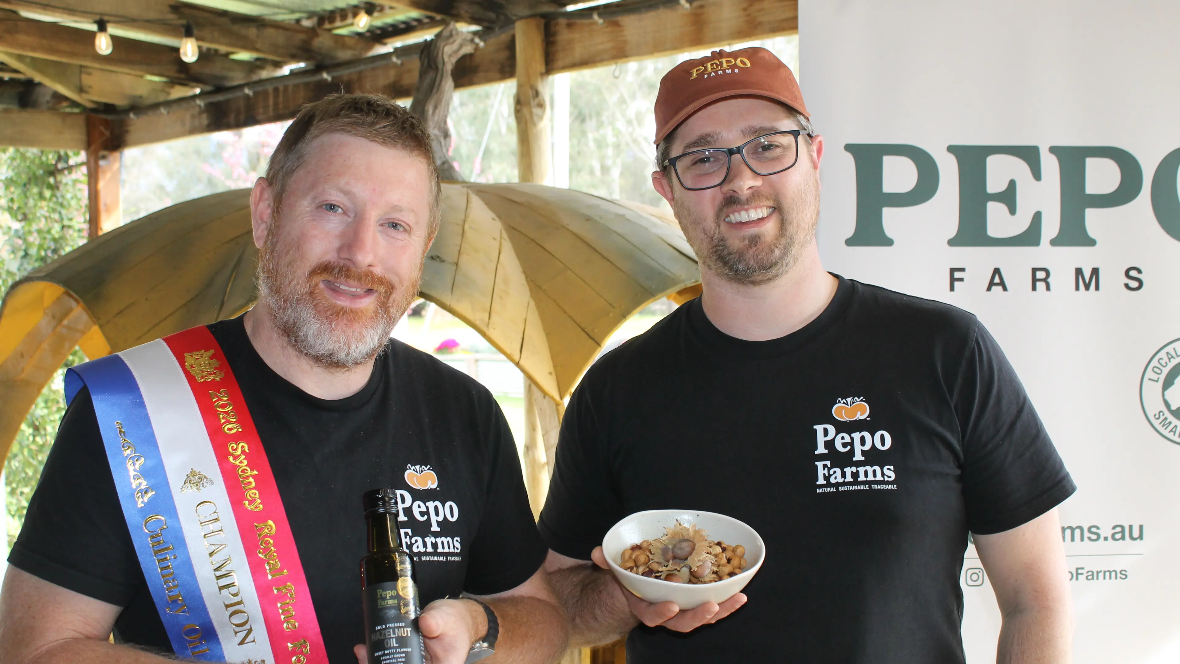 Back-to-back wins for Pepo Farms' hazelnut oil