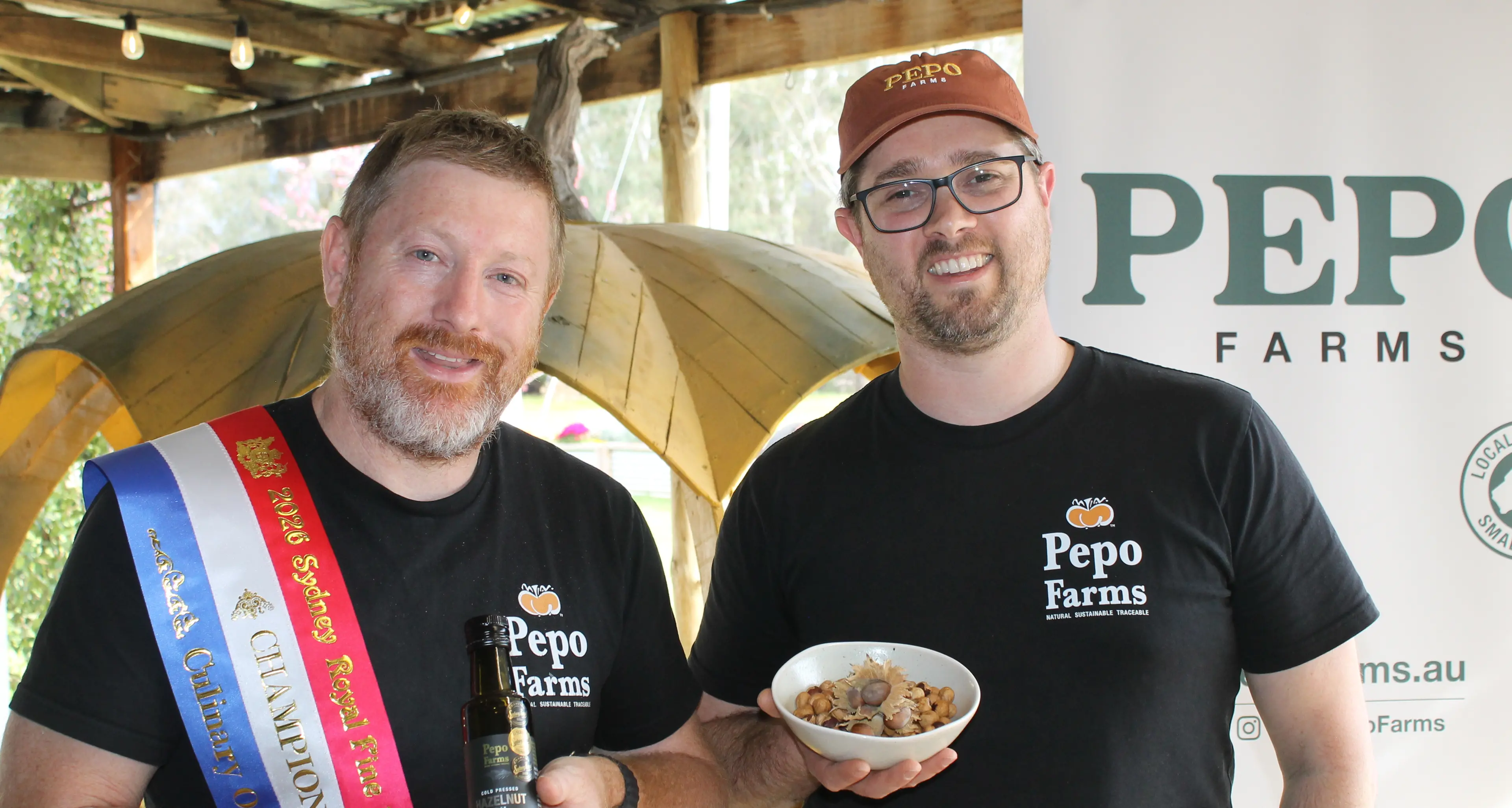 Back-to-back wins for Pepo Farms' hazelnut oil