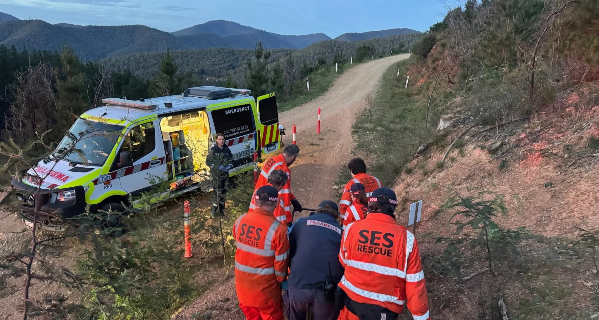 Cyclists airlifted to hospital after crashes in Mystic Park