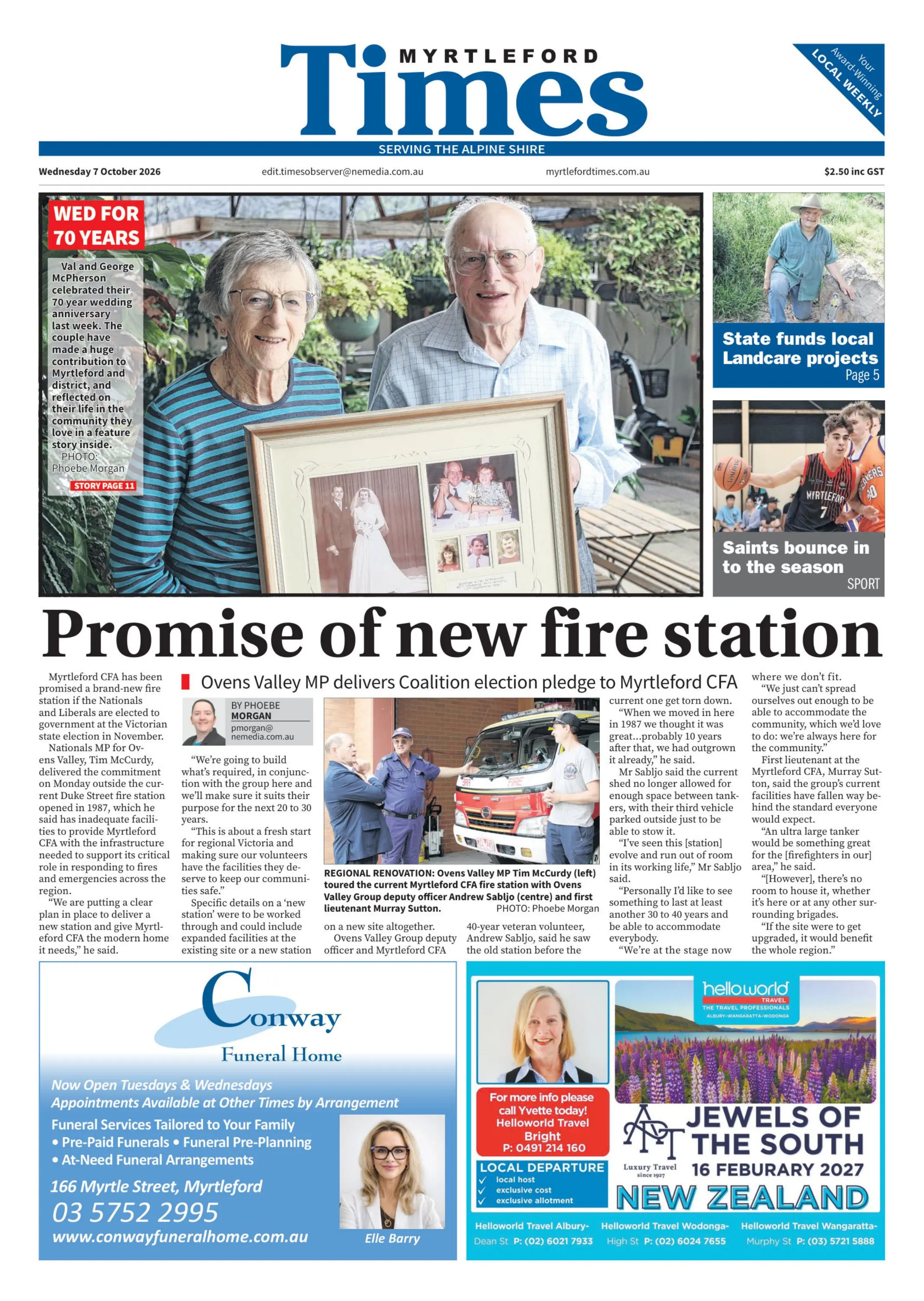 Myrtleford Times, Wednesday, 7 October, 2026