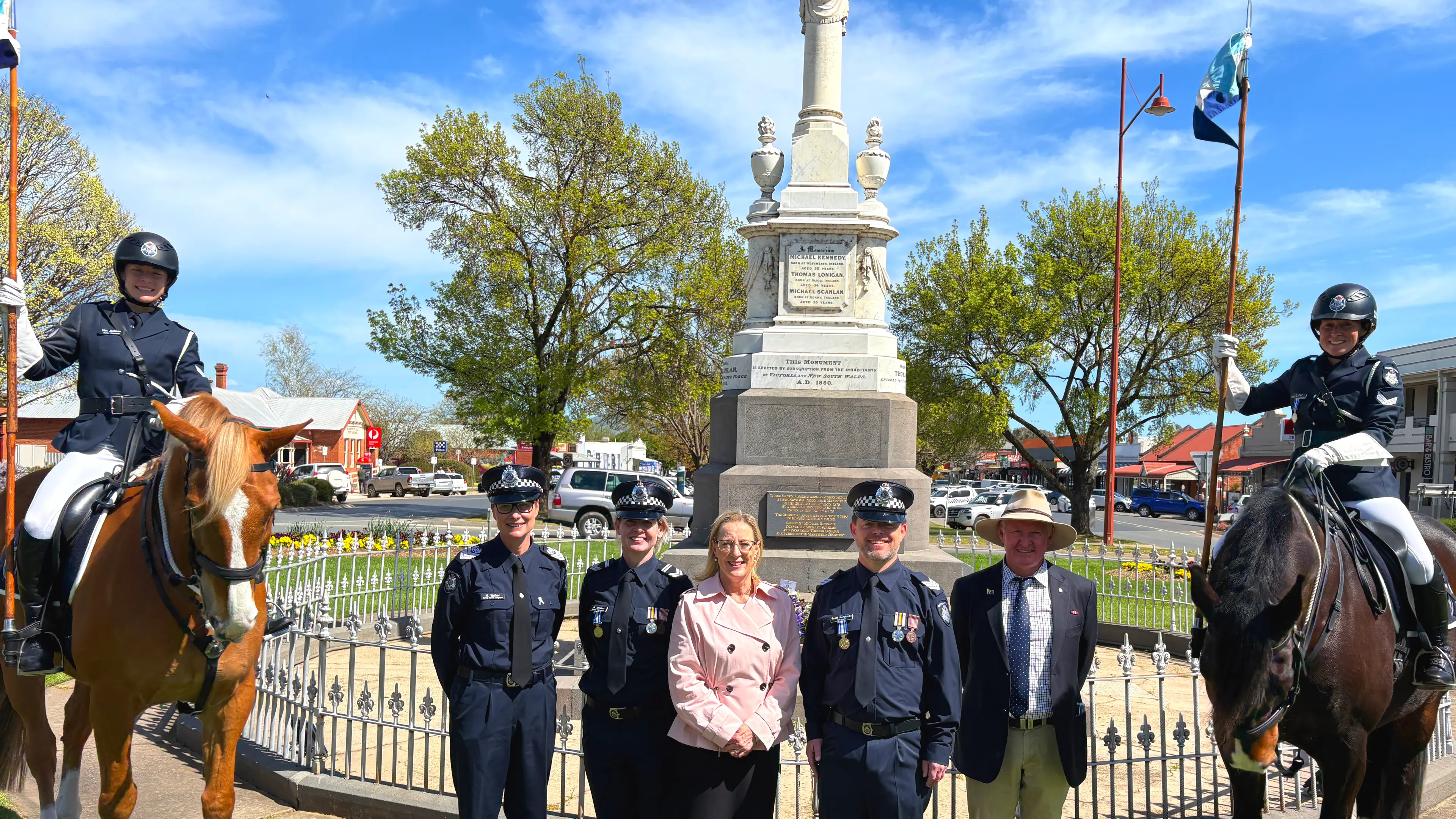 Mansfield pays tribute to fallen officers