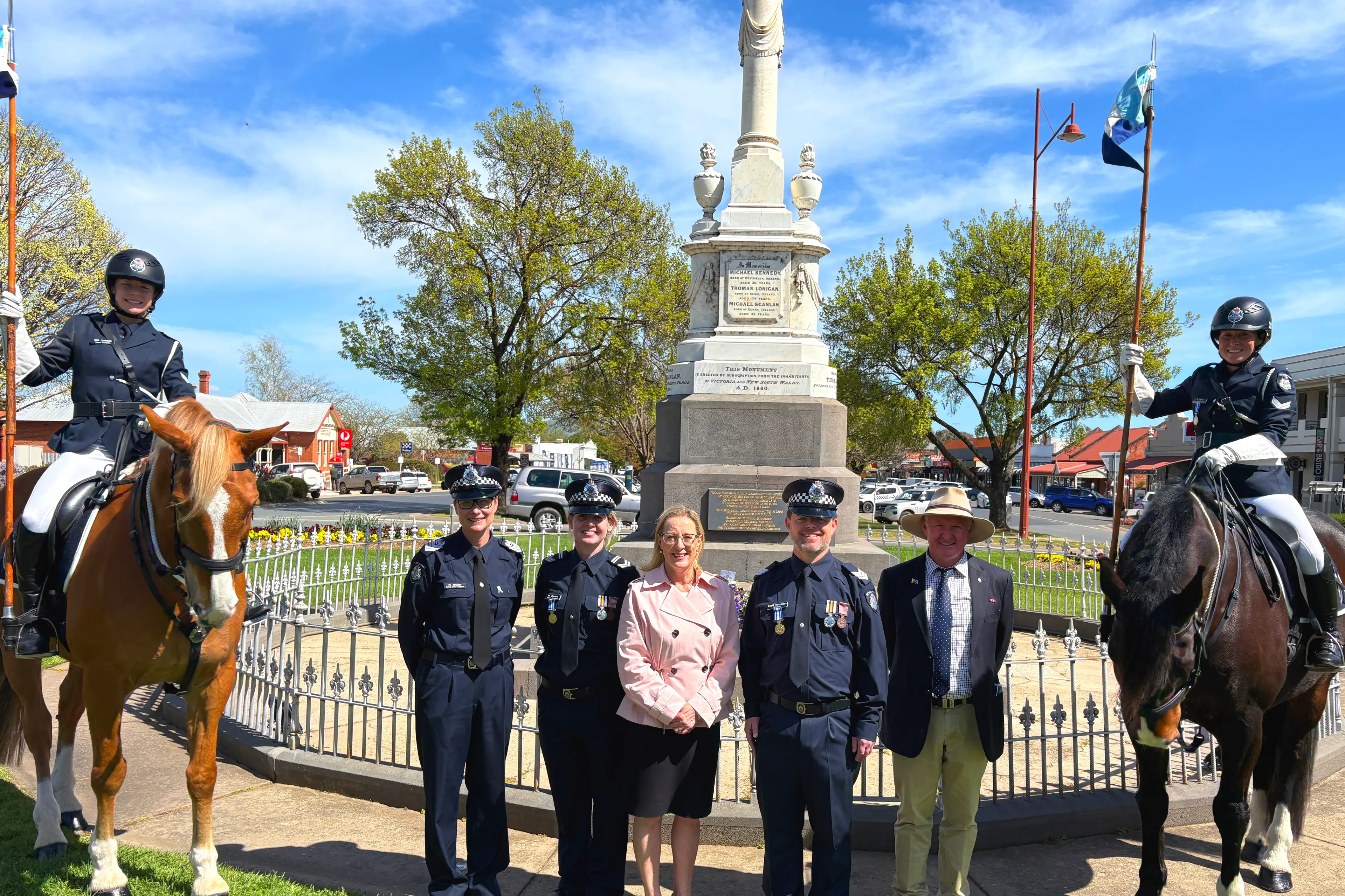 <p>HONOURING THE FALLEN: Police Remembrance Day service held in Mansfield. PHOTO: Jarrah Loh</p>\\n