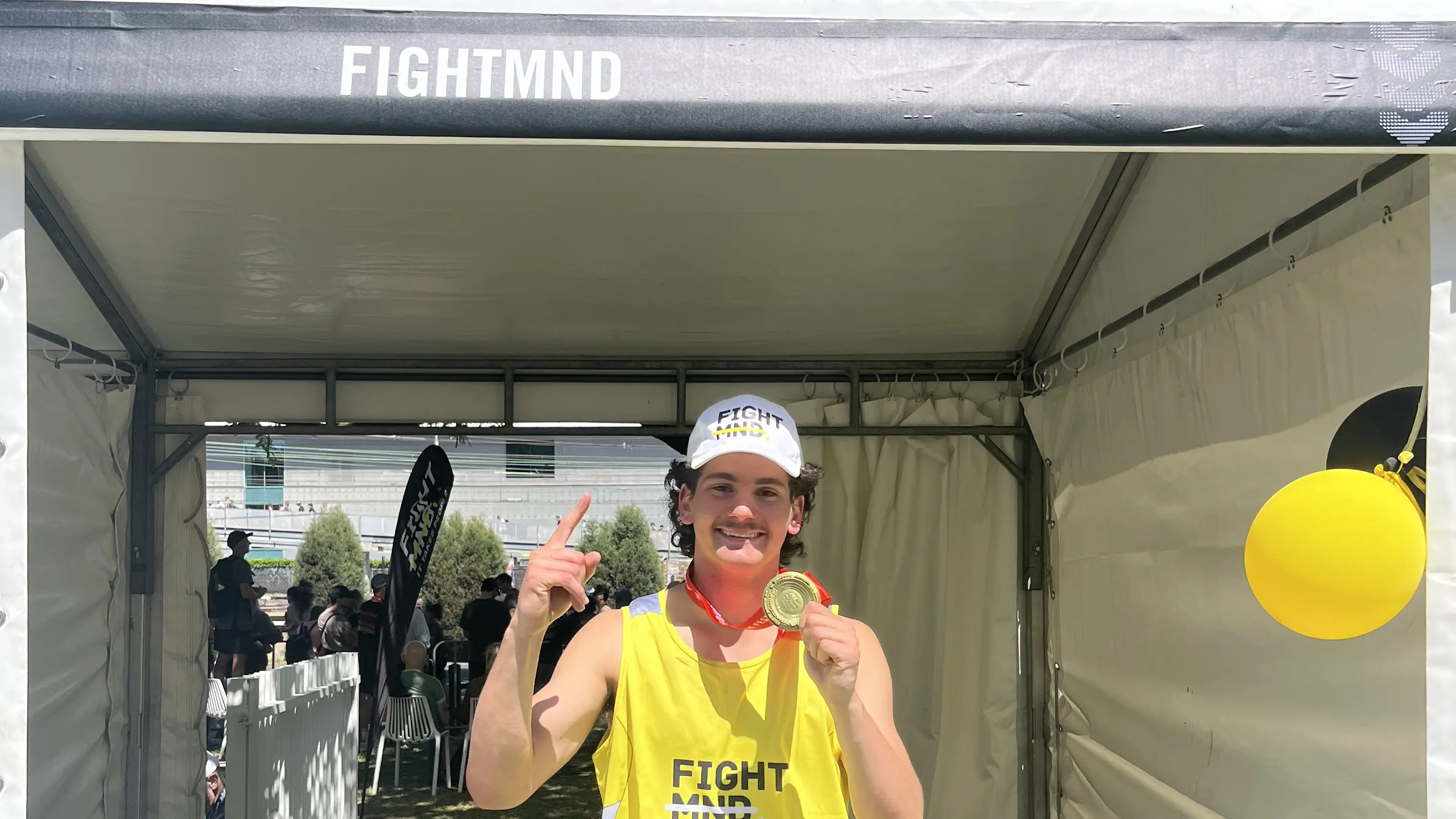 Marathon effort helps Lucas raise $4000 for FightMND