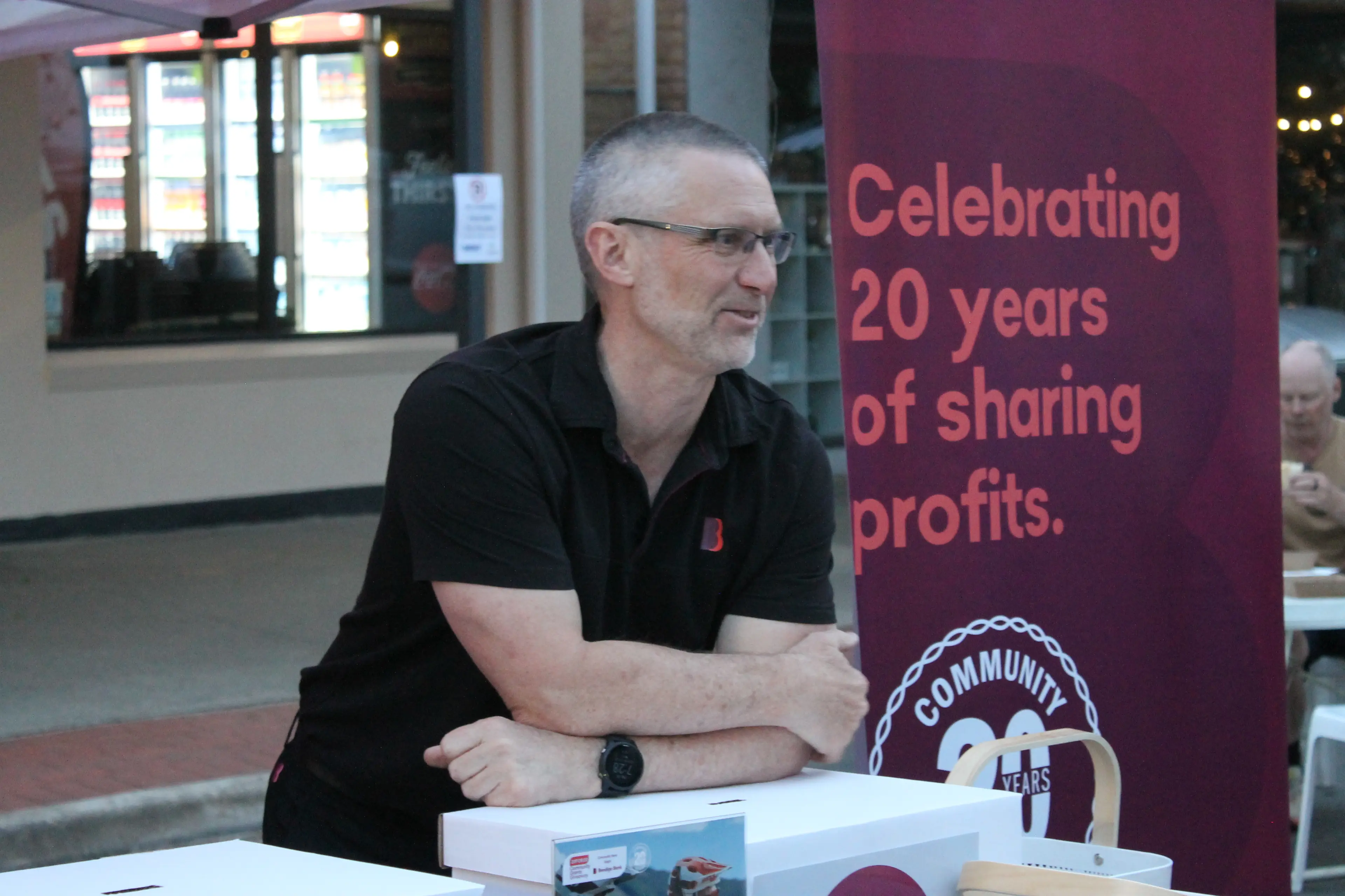 <p>COMMUNITY COFFERS COME BACK AROUND: 20 years of supporting local businesses sees CBB deliver grant donations to three shortlisted groups, as CBB branch manager, Mark Ditcham collected community votes. PHOTO: Phoebe Morgan</p>\\n