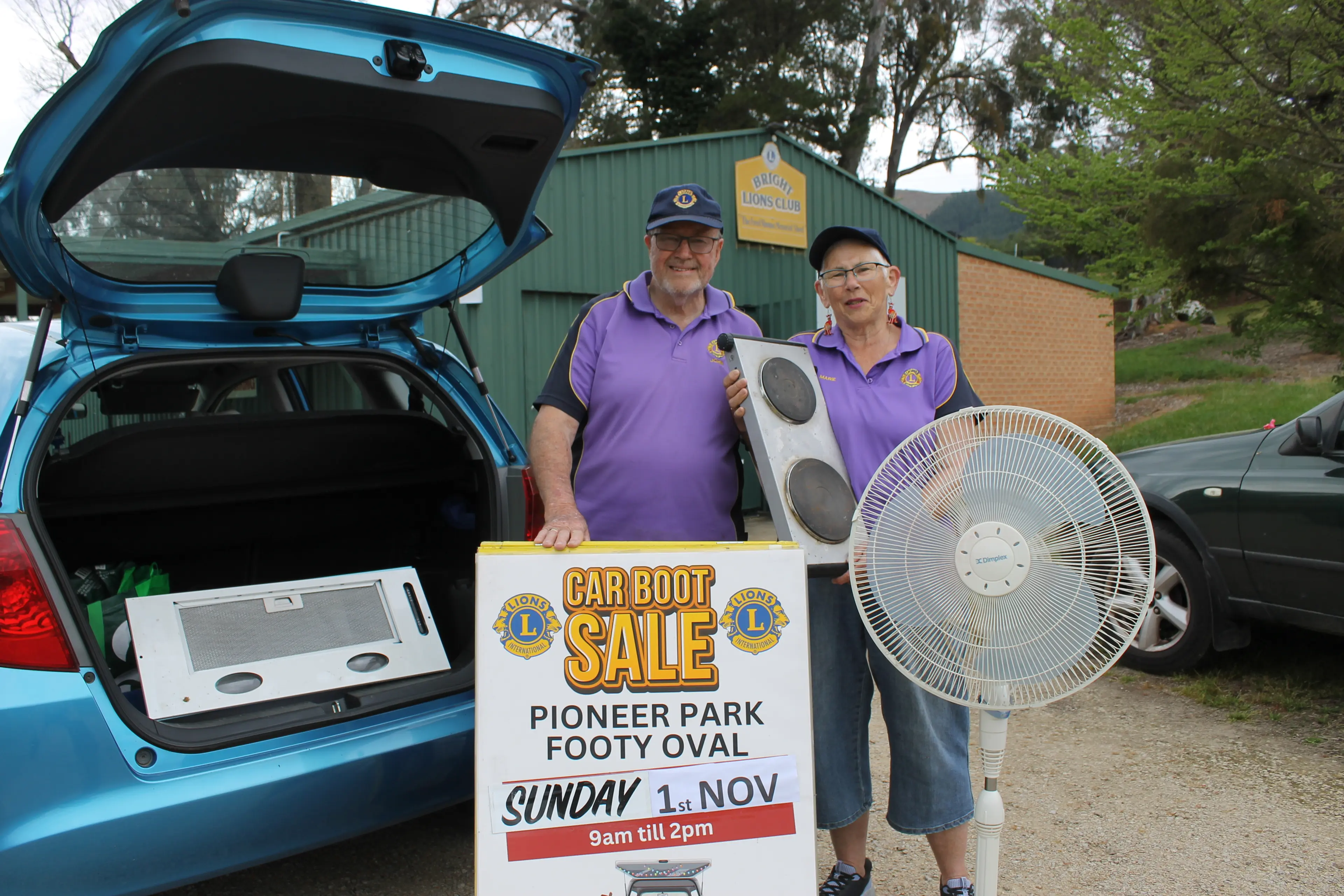<p>DRIVE TO DECLUTTER: Bright Lions Club members John and Marie Thomas are set to welcome the community to pass on their pre-loved goods at this year\\'s Car Boot Sale. PHOTO: Phoebe Morgan</p>\\n
