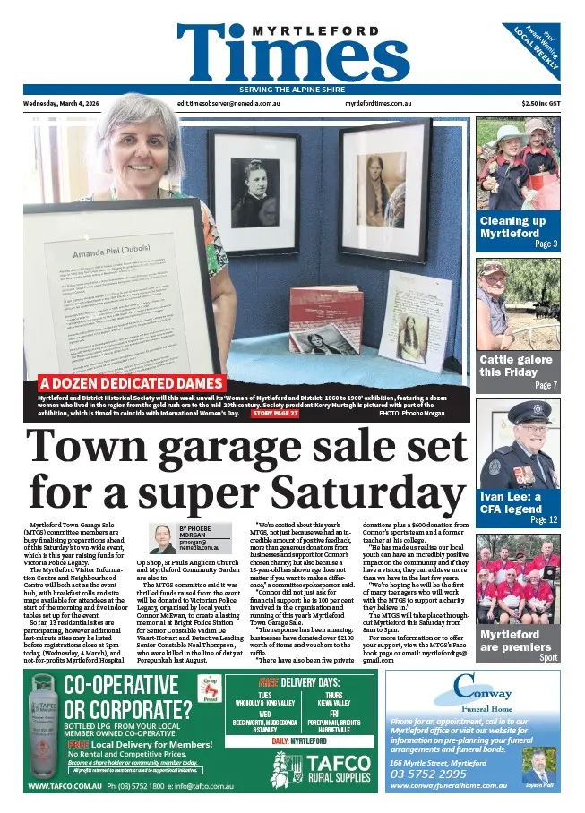 Myrtleford Times - Wednesday, March 4, 2026