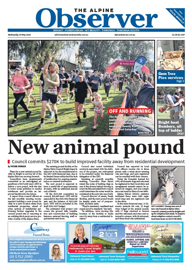 Alpine Observer - Wednesday, May 20, 2026