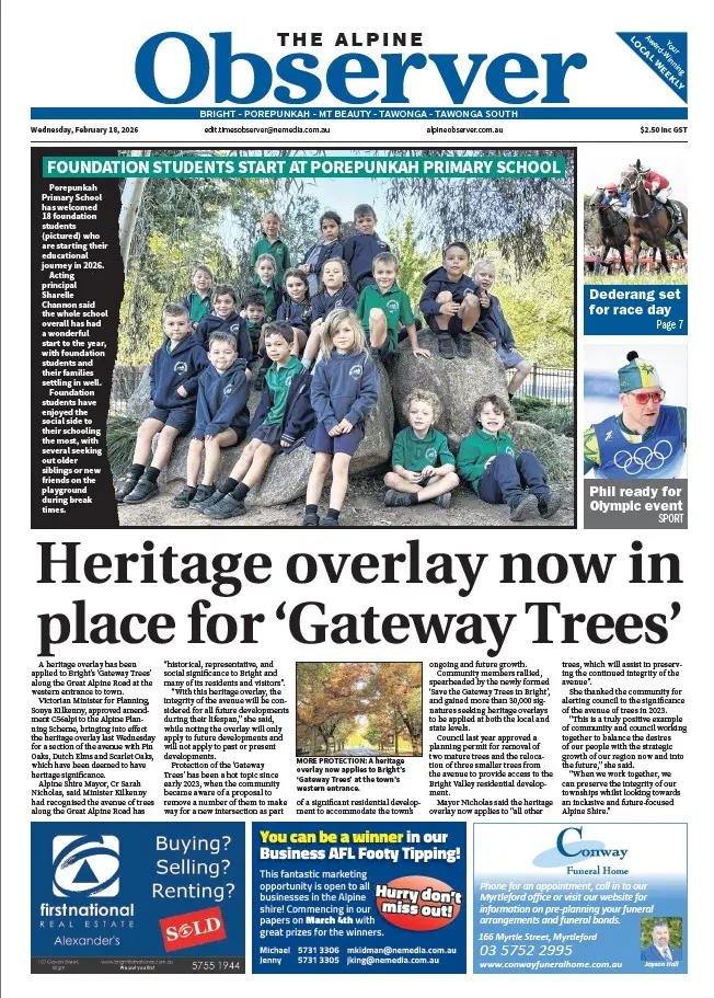 Alpine Observer - Wednesday, February 18, 2026