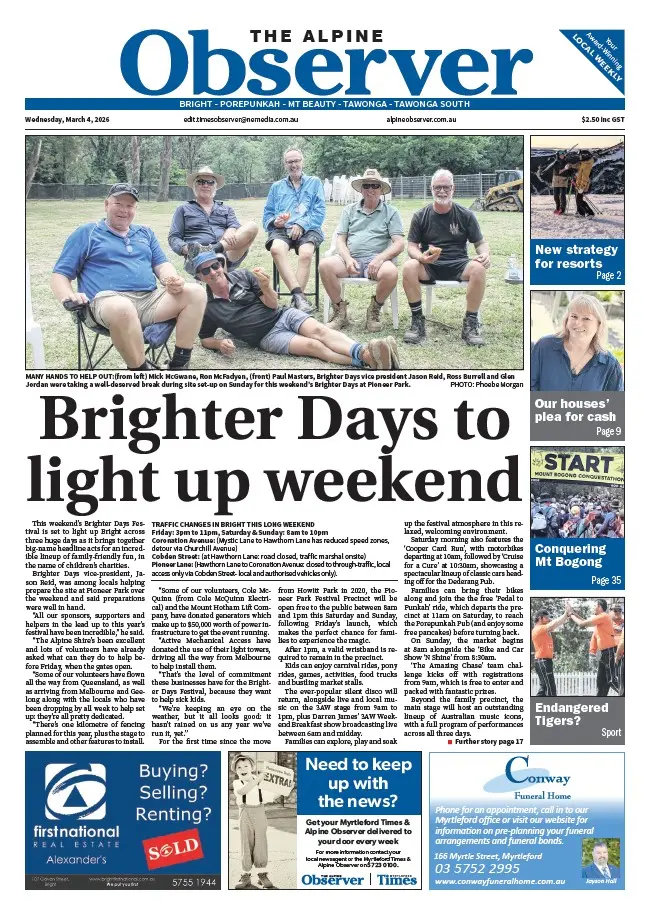 Alpine Observer - Wednesday, March 4, 2026