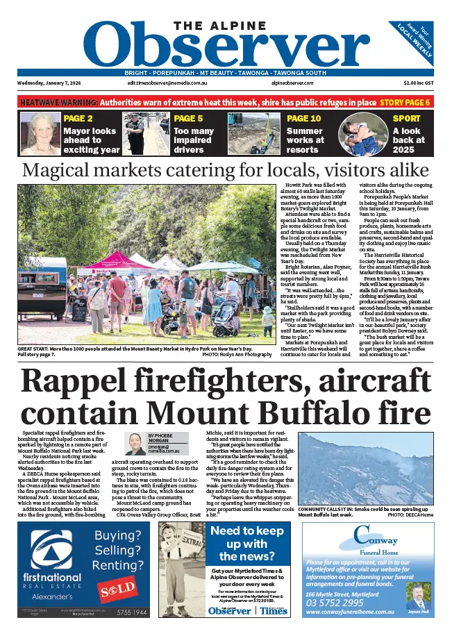 Alpine Observer - Wednesday, January 7, 2026