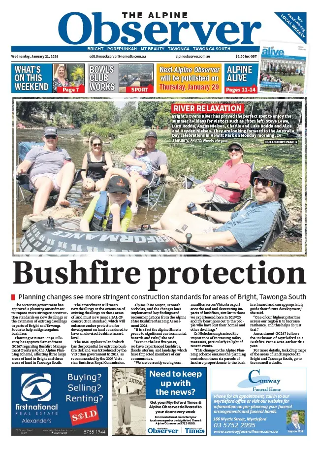 Alpine Observer - Wednesday, January 21, 2026