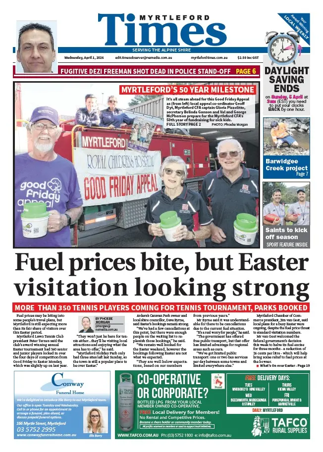 Myrtleford Times - Wednesday, April 1, 2026