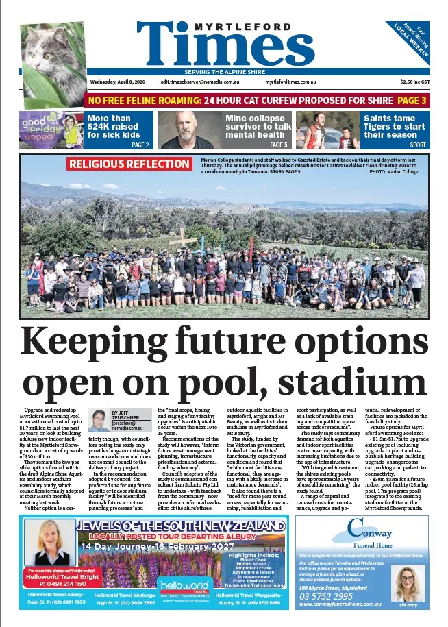 Myrtleford Times - Wednesday, April 8, 2026
