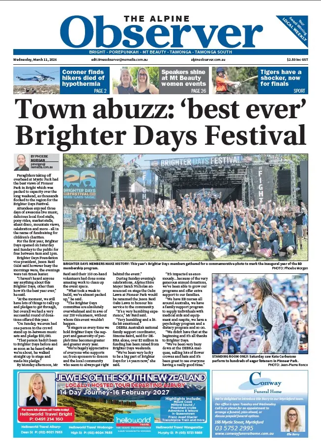 Alpine Observer - Wednesday, March 11, 2026