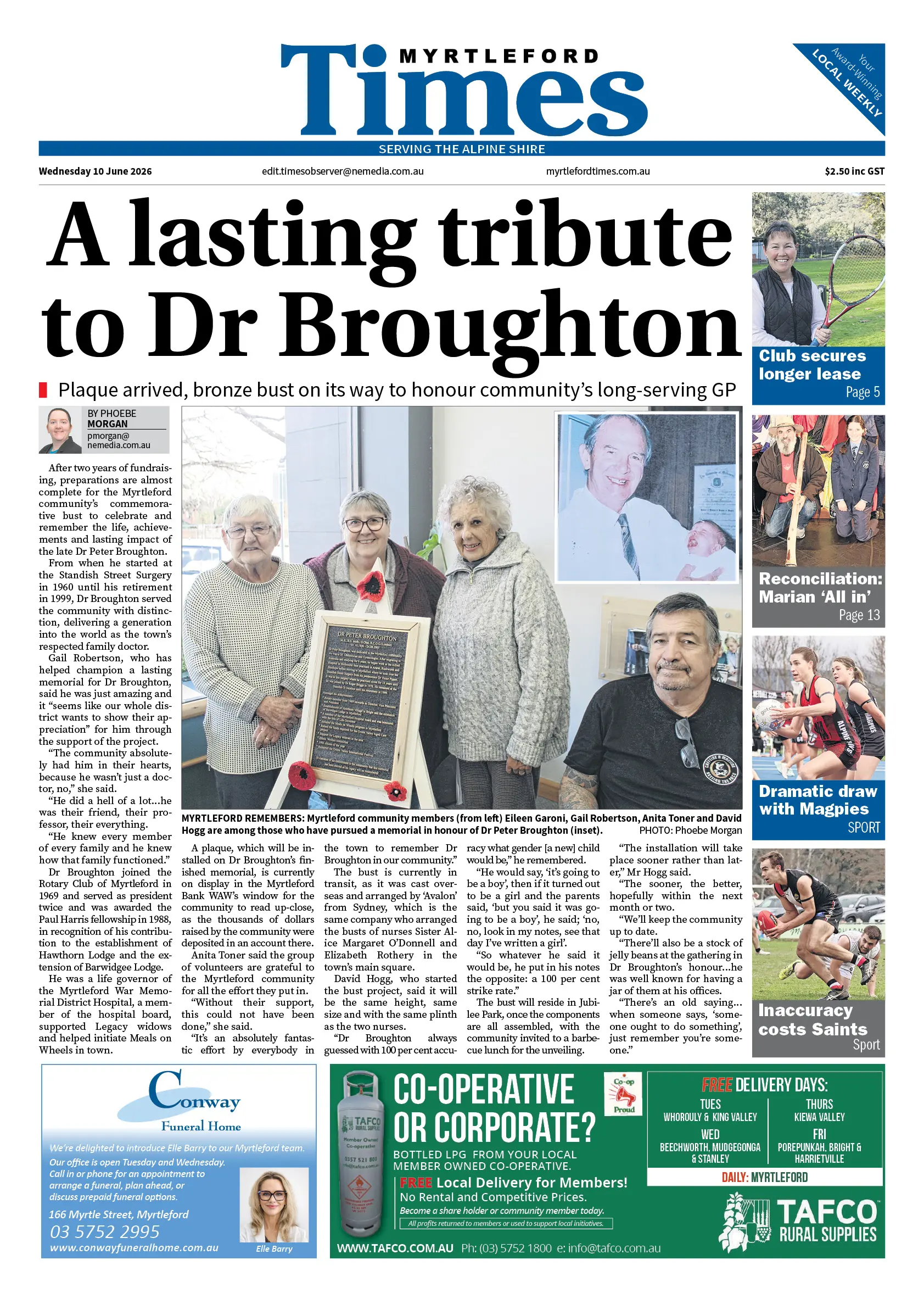 Myrtleford Times - Wednesday, June 10, 2026